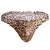 Sexy Men's Print Leopard Underwear / Male Bikini Panties with Bulge Pouch / Exotic Briefs - EVE's SECRETS