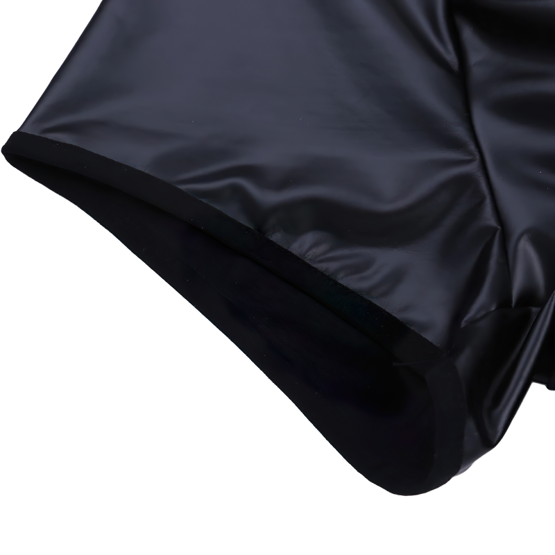 Sexy Men's Wetlook PU Leather Underwear / O-Ring Open Legs Hot Gay Panties - EVE's SECRETS