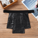 Sexy Gladiator Kilt with Rivets / Faux Leather Split Design Skirt / Men's Cosplay Costumes - EVE's SECRETS