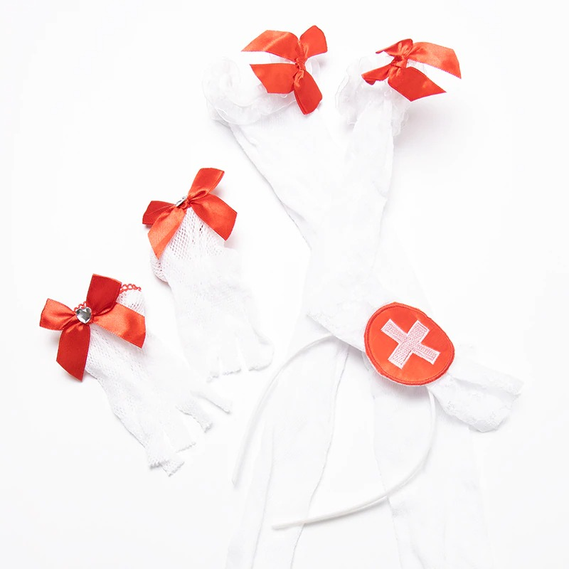 Sexy Nurse Lace Dress Cosplay Set / Role-Playing Sex Costume for Women - EVE's SECRETS