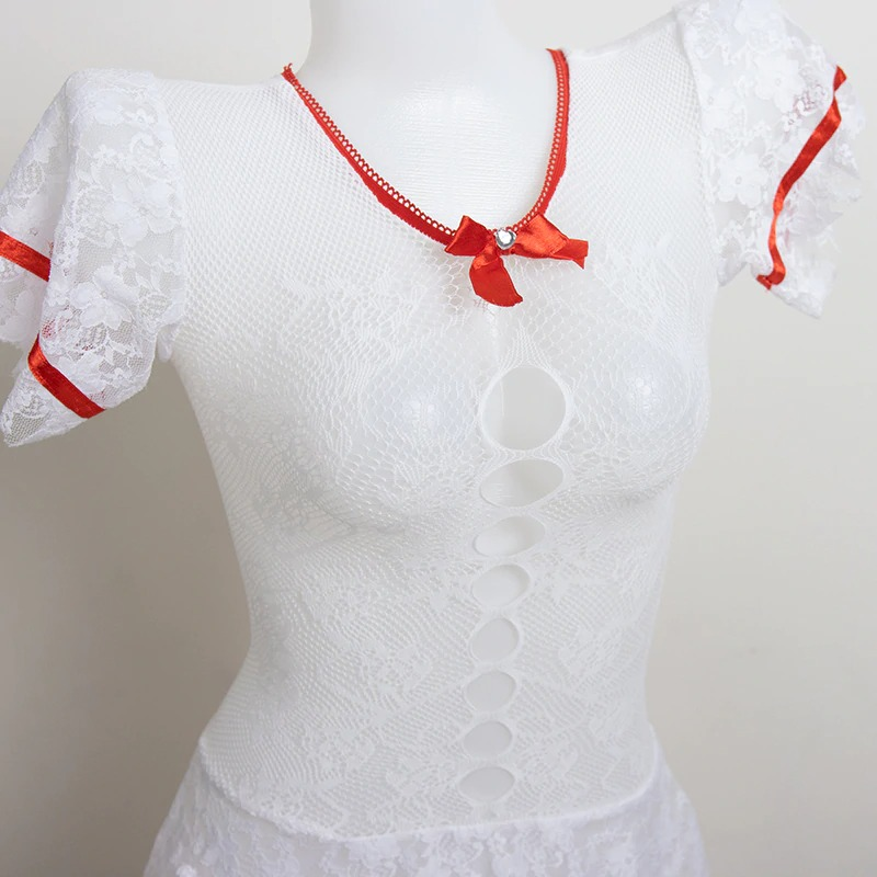 Sexy Nurse Lace Dress Cosplay Set / Role-Playing Sex Costume for Women - EVE's SECRETS
