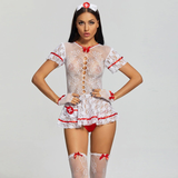 Sexy Nurse Lace Dress Cosplay Set / Role-Playing Sex Costume for Women - EVE's SECRETS