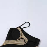 Sexy Outfits For Women / Transparent Mini Dress With Deep Neck / Erotic Tight Clothes - EVE's SECRETS