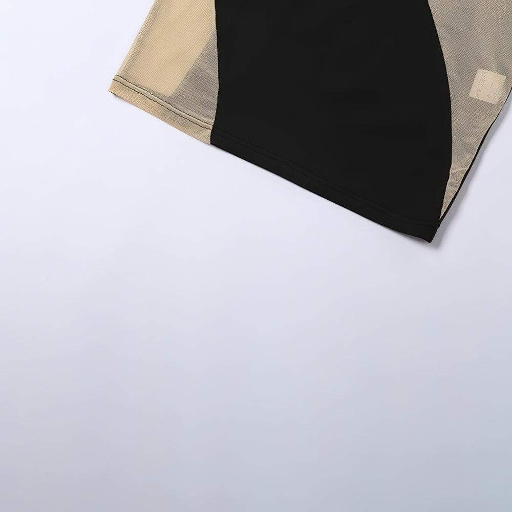 Sexy Outfits For Women / Transparent Mini Dress With Deep Neck / Erotic Tight Clothes - EVE's SECRETS