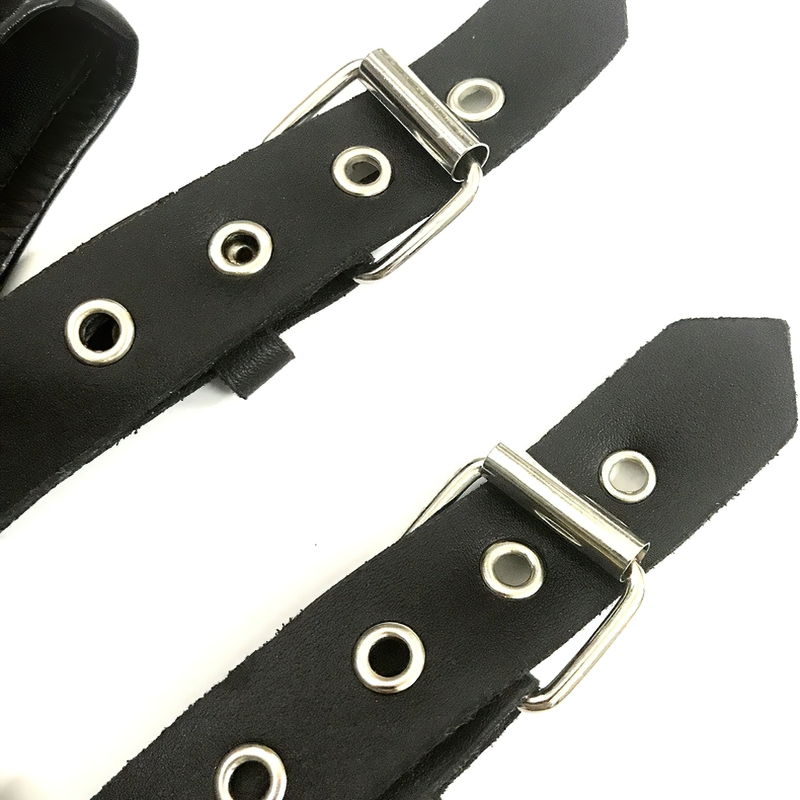Sexy Patent Leather Shorts with Belts / Women Black Stretch Shorts / Female Fashion Clothing - EVE's SECRETS