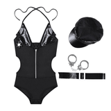 Sexy Police Officer Cosplay Four-piece Costume / Women's Erotic Outfits for Sex Games - EVE's SECRETS