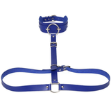 Sexy PU Leather Body Harness / Choker Collar With Metal Ring / Cosplay Erotic Accessories - EVE's SECRETS
