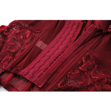 Sexy Push-Up Women's Underwear / Steampunk Fashion Clothes / Fetish Set of Bra top + Stockings - EVE's SECRETS