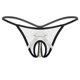 Sexy See Through Open Crotch Briefs Panties / Female T-Back Thong Panties Underwear - EVE's SECRETS