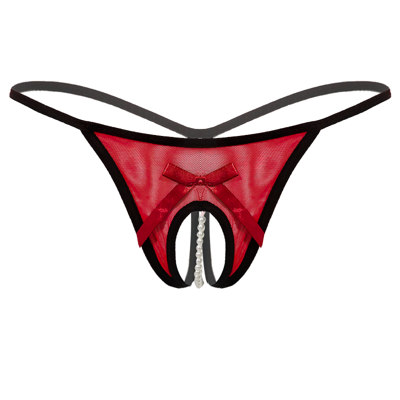 Sexy See Through Open Crotch Briefs Panties / Female T-Back Thong Panties Underwear - EVE's SECRETS