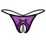 Sexy See Through Open Crotch Briefs Panties / Female T-Back Thong Panties Underwear - EVE's SECRETS