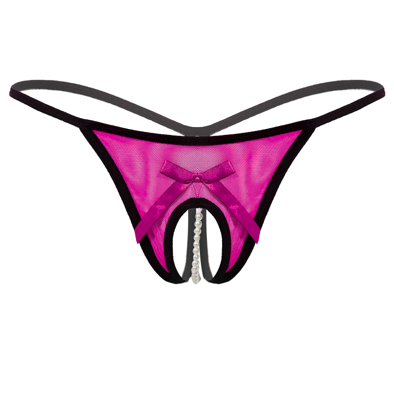 Sexy See Through Open Crotch Briefs Panties / Female T-Back Thong Panties Underwear - EVE's SECRETS