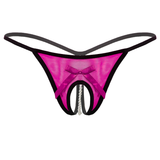 Sexy See Through Open Crotch Briefs Panties / Female T-Back Thong Panties Underwear - EVE's SECRETS