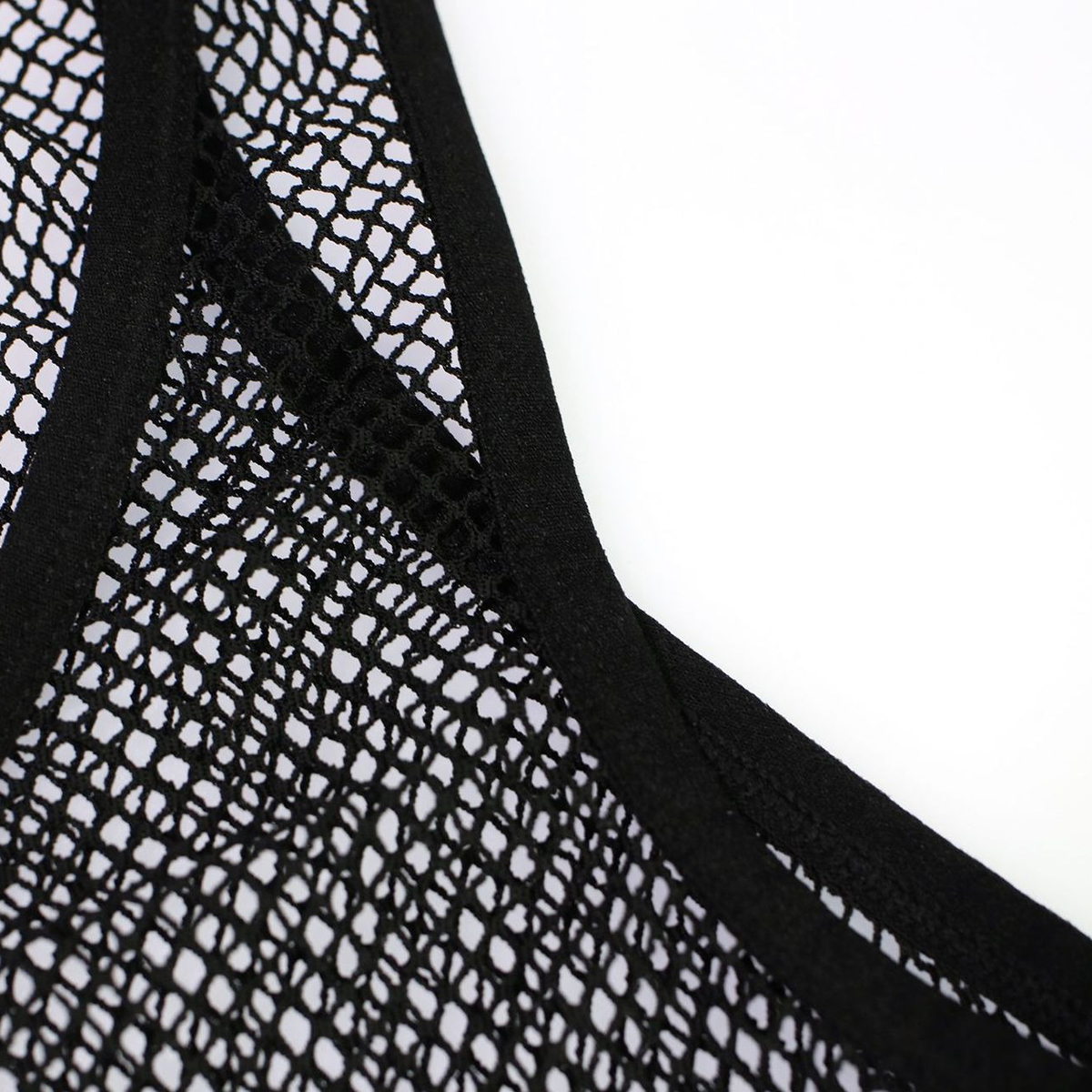 Sexy See Through PU Leather Bodysuit / Men's O-Neck Mesh Lingerie / Male Sleeveless Jumpsuit - EVE's SECRETS
