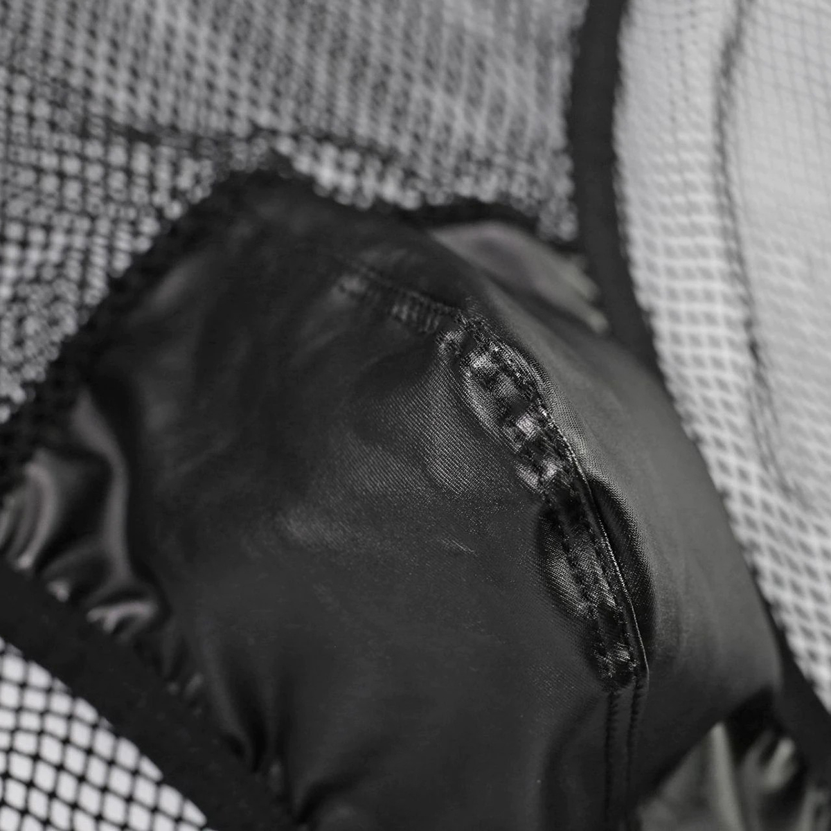 Sexy See Through PU Leather Bodysuit / Men's O-Neck Mesh Lingerie / Male Sleeveless Jumpsuit - EVE's SECRETS