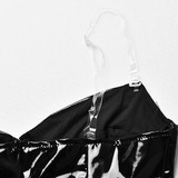 Sexy Strapless Bodysuit for Ladies / Wet Look Sleeveless Jumpsuit / Erotic Women's Lingerie - EVE's SECRETS