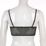 Sexy Transparent Corset for Ladies / Women's Crop Top with Lace / Erotic Solid Clothes - EVE's SECRETS