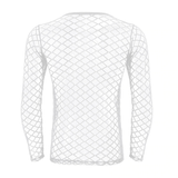 Sexy Transparent Men's Clothing / Thiting-Fitting T-Shirt With Long Sleeve / Male Erotic Outfits - EVE's SECRETS