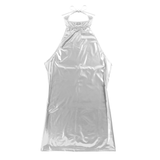 Sexy Wetlook Mini Dress for Women / PU Leather Skinny Sleeveless Dress - EVE's SECRETS