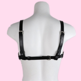 Sexy Women PU Leather Bra Harness / Body Bondage Garter Belt / Underwear Bust Suspenders - EVE's SECRETS