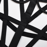Sexy Women's Strappy Body Harness / Nylon Bodysuit in Alternative Style - EVE's SECRETS