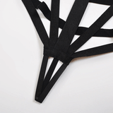Sexy Women's Strappy Body Harness / Nylon Bodysuit in Alternative Style - EVE's SECRETS