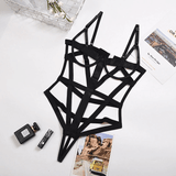 Sexy Women's Strappy Body Harness / Nylon Bodysuit in Alternative Style - EVE's SECRETS