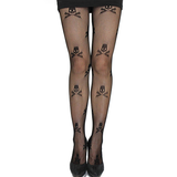 Sexy Women Stretch Pantyhose / Mesh Stockings with Skull Print / Women Accessories - EVE's SECRETS