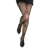 Sexy Women Stretch Pantyhose / Mesh Stockings with Skull Print / Women Accessories - EVE's SECRETS