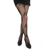 Sexy Women Stretch Pantyhose / Mesh Stockings with Skull Print / Women Accessories - EVE's SECRETS
