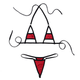 Sexy Women Underwear Lingerie Set / Micro Bikini Bra Top with Briefs Bottoms - EVE's SECRETS