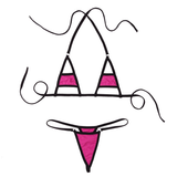 Sexy Women Underwear Lingerie Set / Micro Bikini Bra Top with Briefs Bottoms - EVE's SECRETS