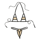 Sexy Women Underwear Lingerie Set / Micro Bikini Bra Top with Briefs Bottoms - EVE's SECRETS