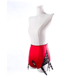 Sexy Women's Black Crotchless Garter Belt / Lace Suspender Belts Stockings Panty - EVE's SECRETS