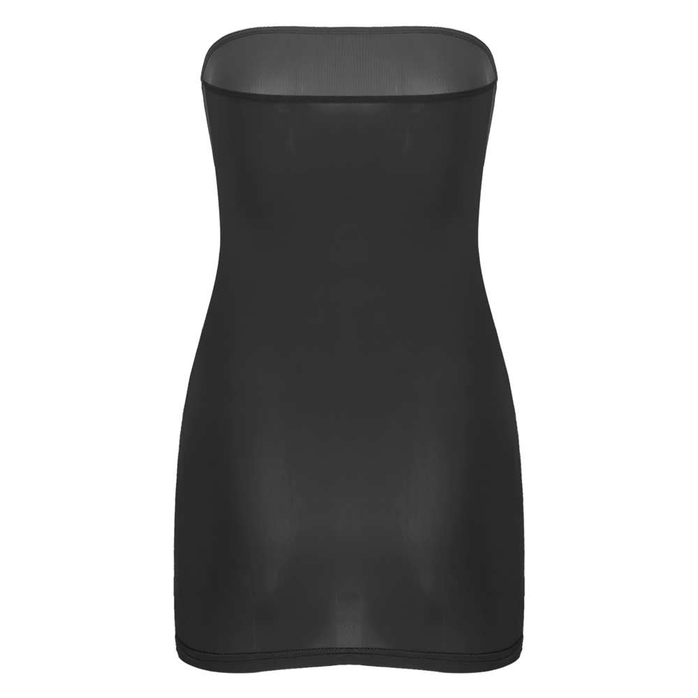 Sexy Women's Breathable Open-Back Short Dress  /  Erotic Female Transparent Clothing - EVE's SECRETS