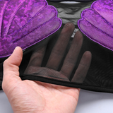Sexy Women's Crop Top with Shiny Shell / Transparent Mesh Top for Ladies - EVE's SECRETS