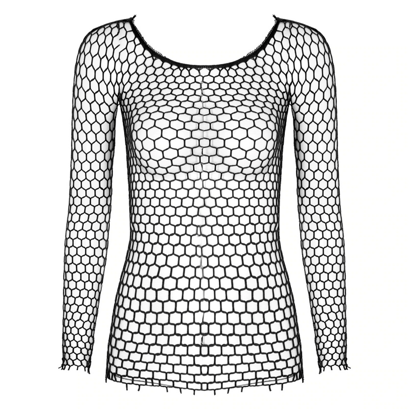 Sexy Women's Fishnet Top / Slim Fit Stretchy Clothing for Women / Female Eye-Catching Outfits - EVE's SECRETS