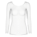 Sexy Women's Fishnet Top / Slim Fit Stretchy Clothing for Women / Female Eye-Catching Outfits - EVE's SECRETS