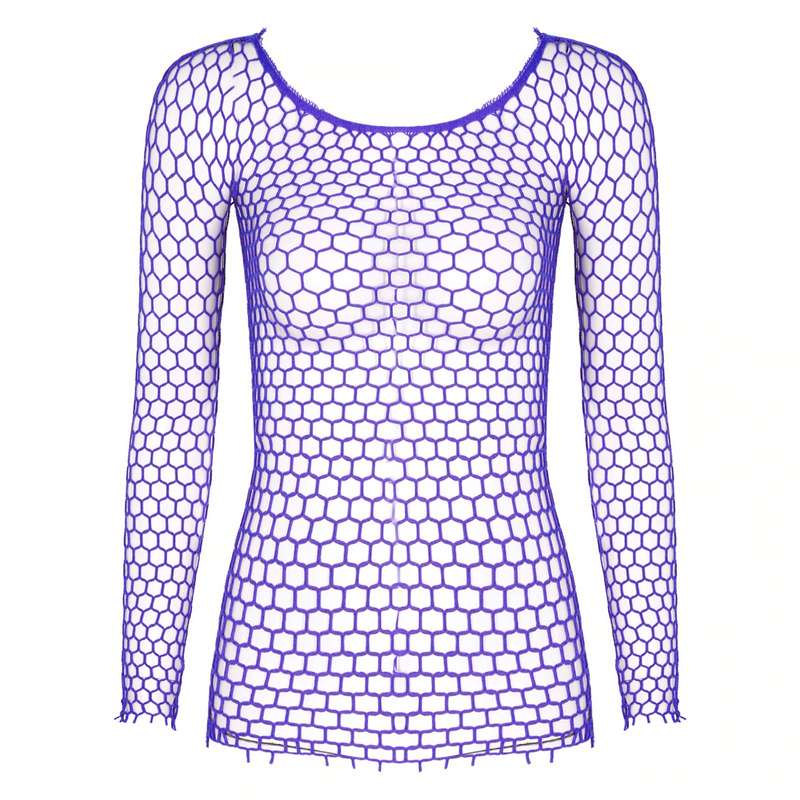 Sexy Women's Fishnet Top / Slim Fit Stretchy Clothing for Women / Female Eye-Catching Outfits - EVE's SECRETS