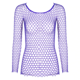 Sexy Women's Fishnet Top / Slim Fit Stretchy Clothing for Women / Female Eye-Catching Outfits - EVE's SECRETS
