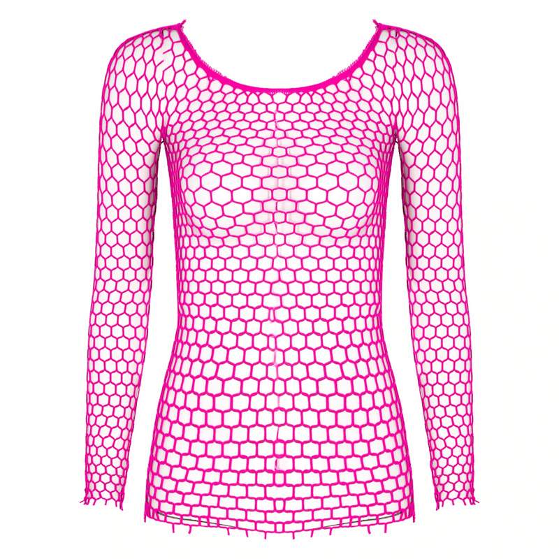 Sexy Women's Fishnet Top / Slim Fit Stretchy Clothing for Women / Female Eye-Catching Outfits - EVE's SECRETS