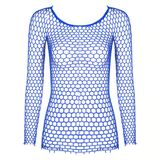 Sexy Women's Fishnet Top / Slim Fit Stretchy Clothing for Women / Female Eye-Catching Outfits - EVE's SECRETS