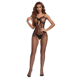 Sexy Women's Lingerie / Black Bodysuit with Embroidery / Erotic costume with Open Crotch - EVE's SECRETS