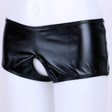 Sexy Women's Lingerie Nightclub Panties / Faux Leather Wetlook Sissy Underwear - EVE's SECRETS