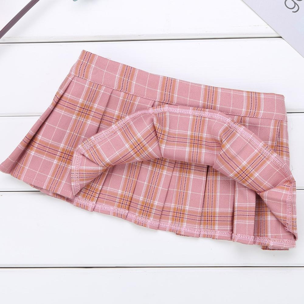 Sexy Women's Mid Waist Elastic Mini Skirt / Single Layer Cosplay Skirt in Scottish Style - EVE's SECRETS