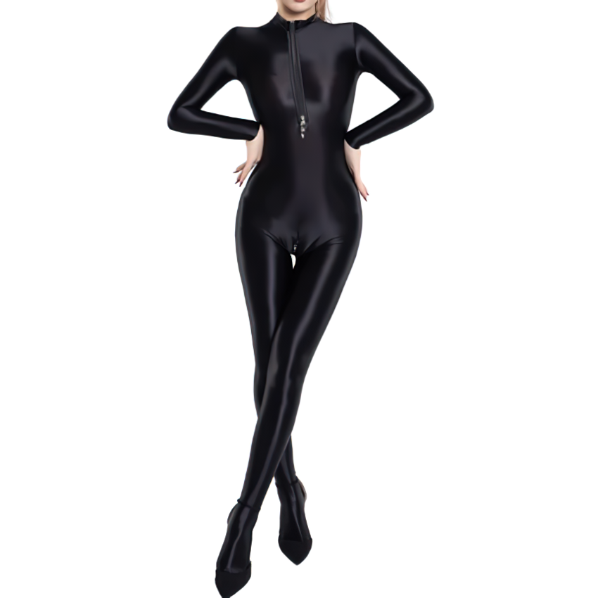 Sexy Women's Overalls With Open Crotch / One-Piece Women's Tight-Fitting Clothing For Sex And Games - EVE's SECRETS