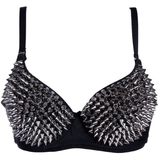 Sexy Women's Rhinestone Cover Bra with Spikes / Alternative Style Clothing - EVE's SECRETS
