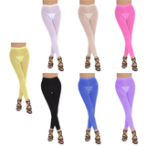 Sexy Women's Soft Slim Leggings / See-through Mesh Stockings with Brief Lingerie - EVE's SECRETS