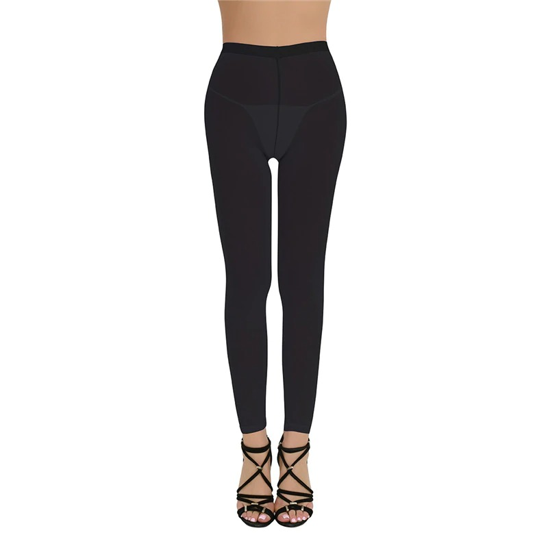 Sexy Women's Soft Slim Leggings / See-through Mesh Stockings with Brief Lingerie - EVE's SECRETS