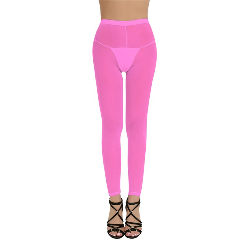 Sexy Women's Soft Slim Leggings / See-through Mesh Stockings with Brief Lingerie - EVE's SECRETS